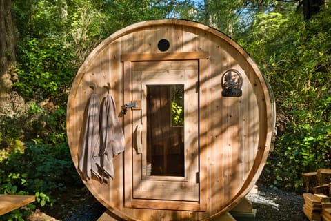Shared custom Barrel Sauna