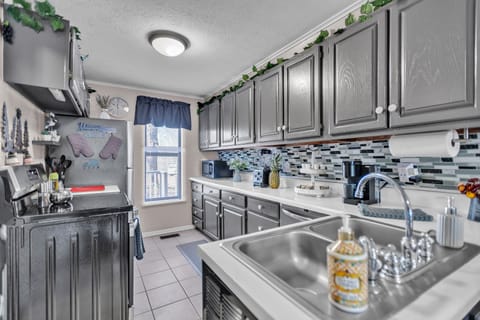 Indoors, Kitchen, Sink, Sink Faucet, Lamp