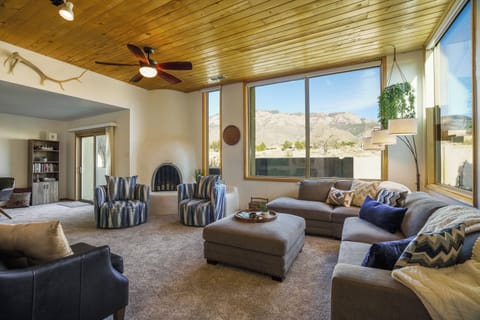 Living room with views