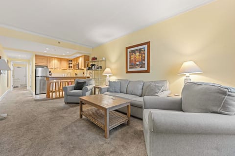 Living Area with Queen Sleeper Sofa
