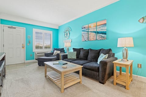 Living Space with Queen Sleeper Sofa