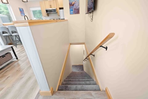 Stairs to the second floor