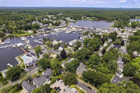 Aerial View of Home & River
