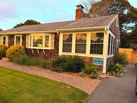 Beautiful sunsets from the enclosed sunroom!