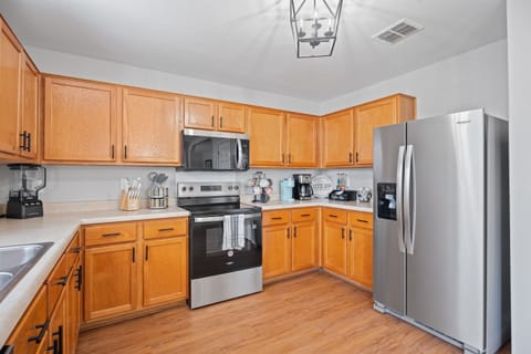 Modern Kitchen with Stainless Steel Appliances