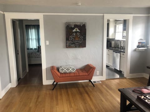 Livingroom with entry to kitchen or hallway