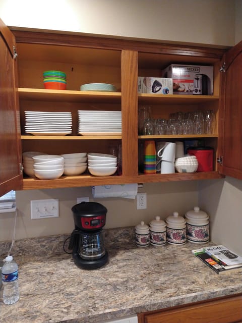 well supplied kitchen