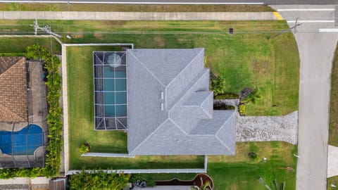 Aerial View Top of House