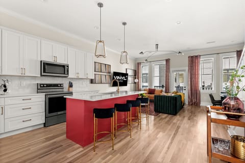 Prepare culinary masterpieces (or just a quick snack!) in this beautiful kitchen