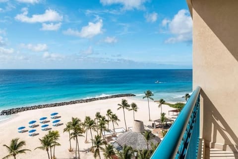 Balcony. Exact unit will be assigned upon arrival. Views, colors, and decor may vary.