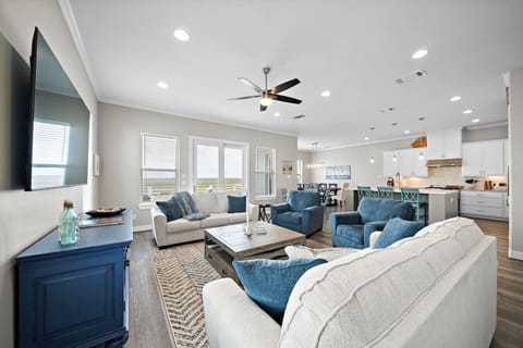 This is the main living room area of the home