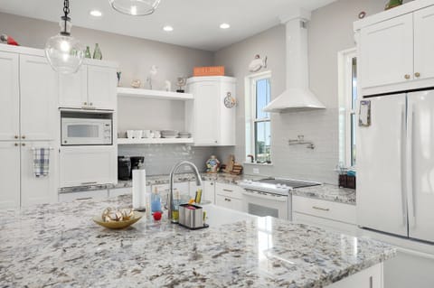 Large fully equipped kitchen