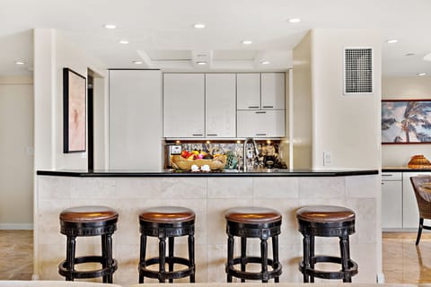 Kitchen and bar stools for additional seating