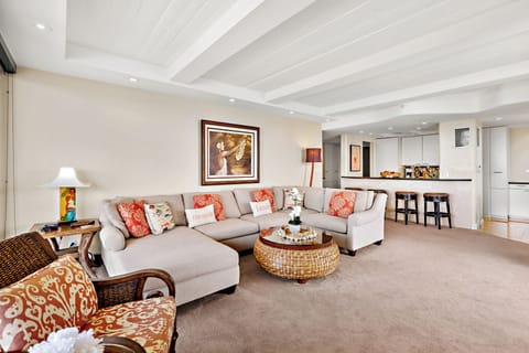 Large, comfortable sofa