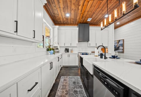 A sleek and stylish kitchen with modern finishes and everything you need for effortless cooking and entertaining.