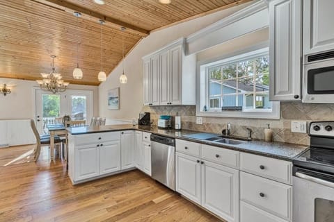 Kitchen and dining area