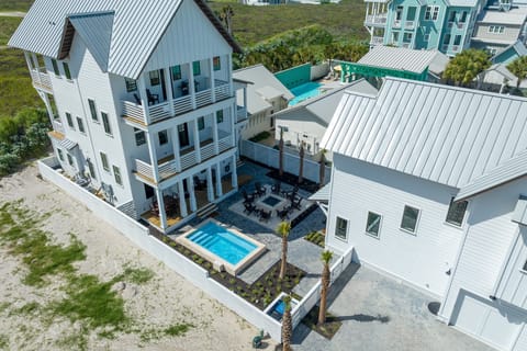 Two complete homes connected by a private courtyard with your own pool and fire pit to gather around at night