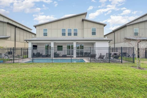 Rear of property with private pool