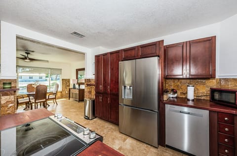 Beautiful stainless steel appliances