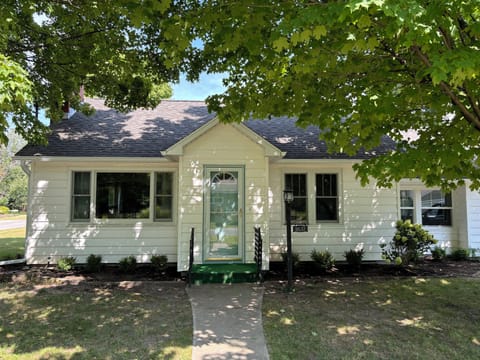OVERALL:  The front of the house in Summer