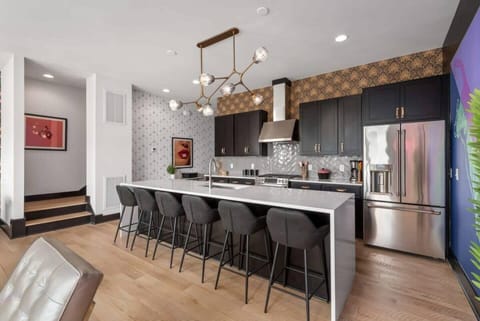 Kitchen Island with Barstools