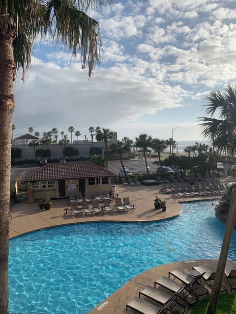 Relaxing pool onsite; pool located at clubhouse