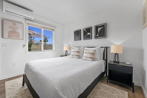 Blackout curtains  ideal for ensuring privacy while creating a serene, dark environment for a restful sleep.