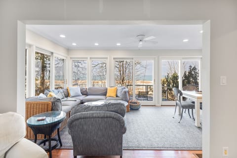 Beautiful Lake Michigan Views from living room