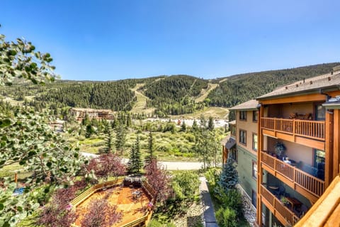 Views from Tenderfoot Lodge towards the slopes at Mountain House