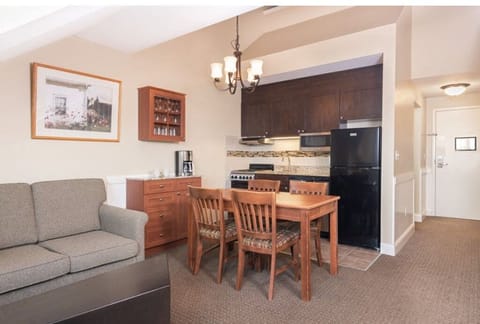 A cozy and inviting space where comfort meets convenience, perfect for unwinding after a day of adventure.