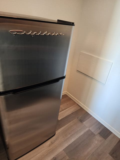 Fridge in secondary bedroom