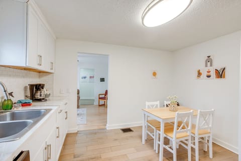 Dining Area | Dishware & Flatware | Central Heat | Window A/C Units