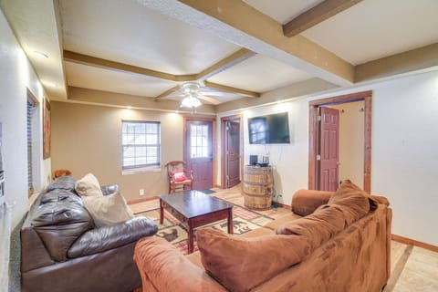 Delbarton Vacation Rental | 2BR | 1BA | 725 Sq Ft | Stairs Required