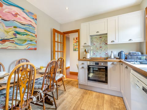 Kitchen/diner | Clunie Dam Lodge, Loch Tummel
