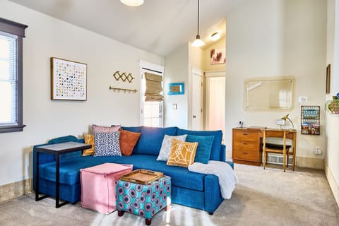 Sofa transforms into a double bed