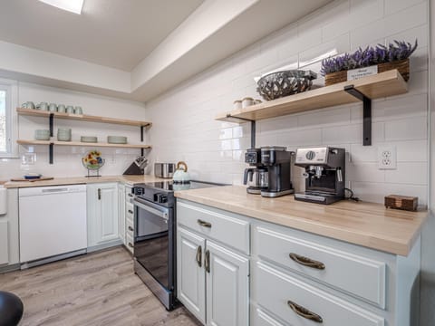 Home chef–approved kitchen with all the essentials for everyday cooking.