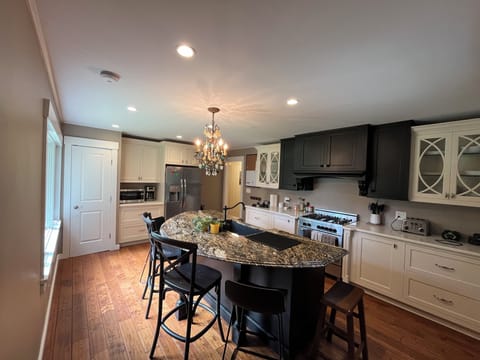 Kitchen with island seating