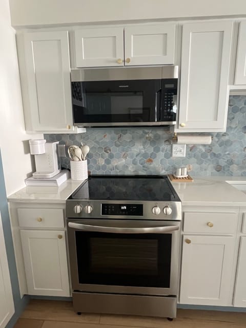 Range, Microwave, Coffee Maker