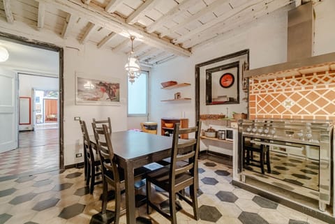 In the heart of Porto Antico, on Via San Luca, a stunning 200 sqm historic apartment in a 18th-century building. With 6-meter-high ceilings and elegant spaces, it accommodates up to 7 guests. Located in a lively pedestrian area full of history, shops, an Apartment in Genoa