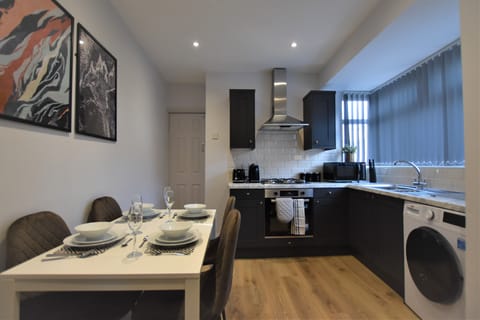 Kitchen and dining area