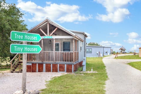 Directional signage at the property