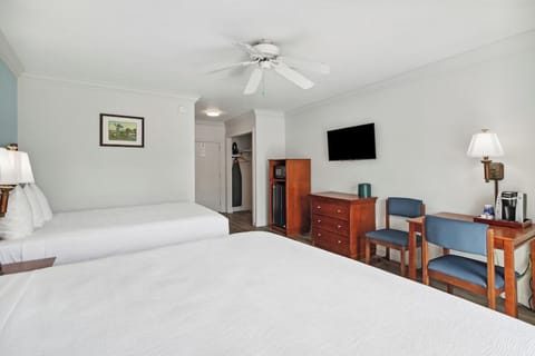 Unit with 1 King bed and 1 Double bed. Exact unit will be assigned upon arrival. Views, colors, and decor may vary.