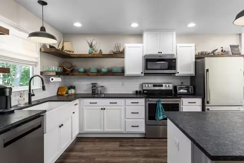 Fully stocked kitchen