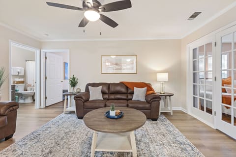 Cozy vibes meet modern comfort in this inviting living space. 