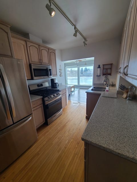 Fully stocked kitchen