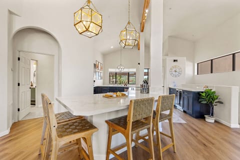 Plenty of space in the kitchen to gather! 