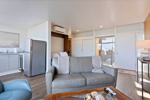 Comfortable living space with Smart TV