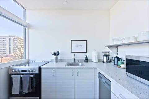 Modern open plan kitchen