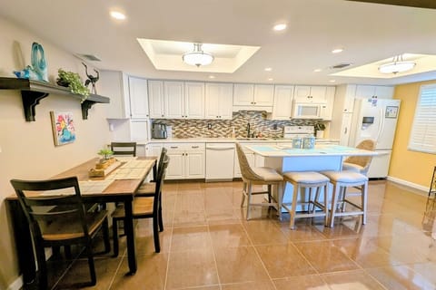 Kitchen with ample seating