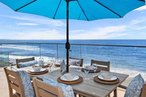 Beachfront  Rental in Oceanside, `Oceanfront beach house in Oceanside, California with no street or sidewalk between the home and the sand. Wake up directly on the beach and enjoy one of the most desirable beachfront vacation rentals in Southern Californi